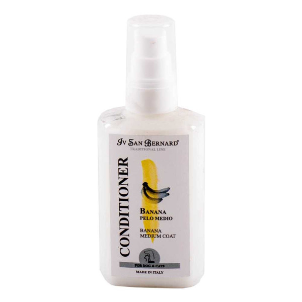 Кондиціонер Банан Iv San Bernard Banana Medium Coat для пом'якшення вовни середньої довжини собак та кішок, 100 мл (компакт)