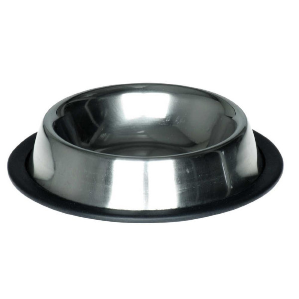 Миска TETRAPET з нержавіючої сталі на гумці, 0,17л /11 см