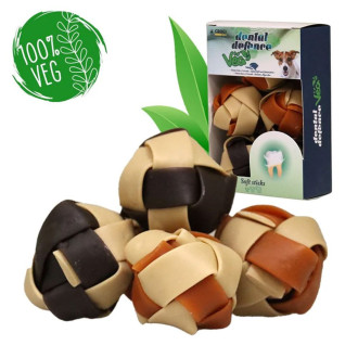 Ласощі Croci Ball Dental Defense Veg кручені м'ячики з солодкою картоплею для зубів і ясен собак, 110 гр (C1030235)