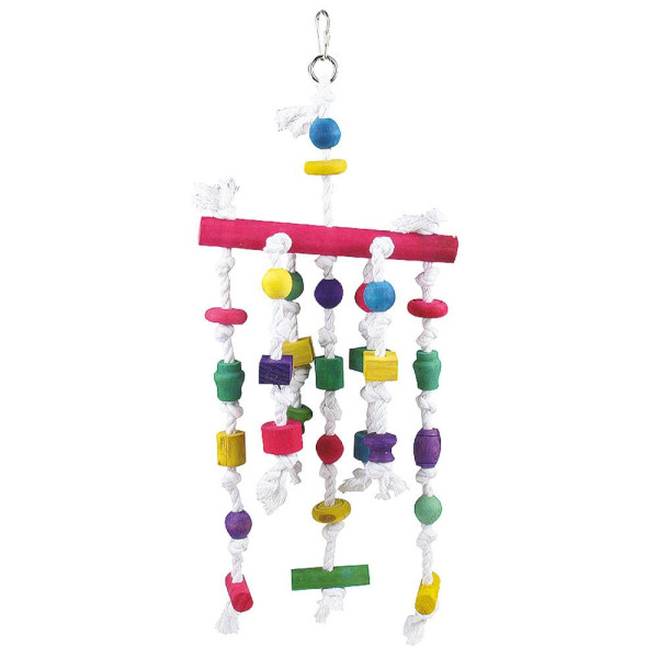 Іграшка для птахів TETRAPET Dodo, підвіска кольорова, 43 см