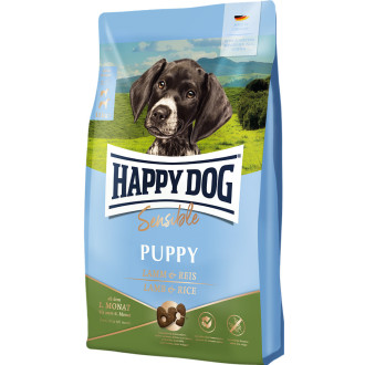 Happy Dog Sensible Puppy Lamb & Rice сухий корм з ягням і рисом для цуценят від 1 до 6 місяців, 10 кг (61009)