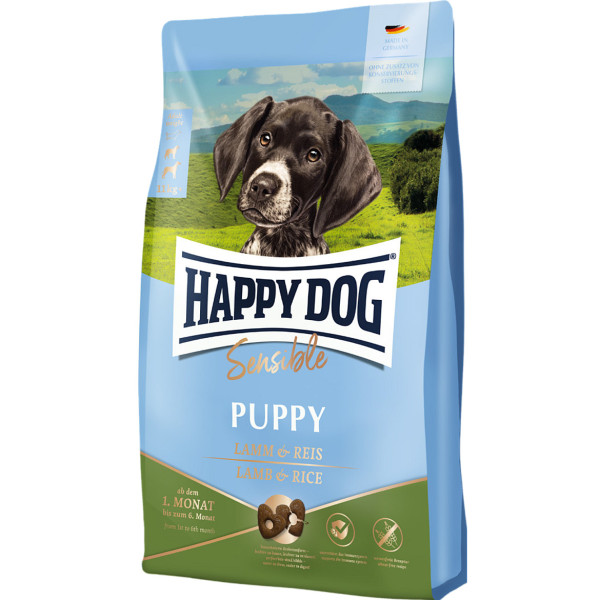 Happy Dog Sensible Puppy Lamb &amp; Rice сухий корм з ягням і рисом для цуценят від 1 до 6 місяців, 10 кг (61009)