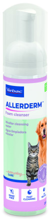 Пінка Аллердерм Virbac Allerderm Foam Cleanser для очищення шкіри, шерсті у кішок і собак, 200 мл