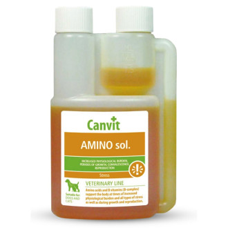 Аміно сол Canvit Amino sol імуномодулятор рідка комплексна вітамінна добавка для тварин, 1 л