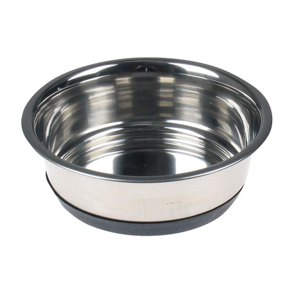 Миска TETRAPET з нержавіючої сталі із силіконовим дном, 0,33л /11 см