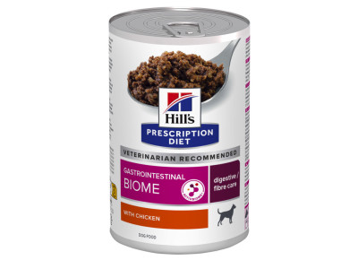 Хілс Hill's PD Canine Gastrointestinal Biome Chicken вологий корм з куркою при захворюваннях ШКТ у собак, 370 гр (607719)