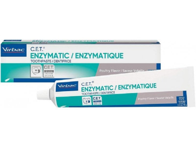Ензиматік Вірбак Virbac Enzymatic Toothpaste Poultry Flavour ензимна зубна паста для собак, 70 гр