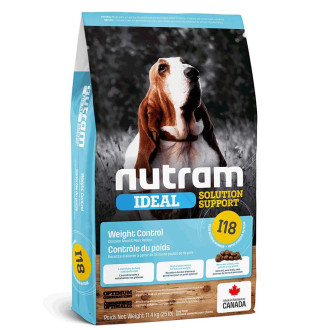 Нутрам I18 Nutram Ideal SS Weight Control Dog сухий корм з куркою для собак схильних до ожиріння, 11,4 кг (I18_(11.4kg)