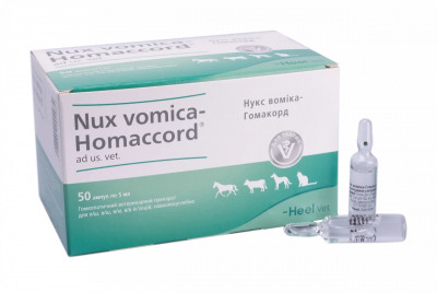 Нукс Воміка-Гомакорд Хеель, ампула 5 мл, за функціональних порушень травного каналу і печінки