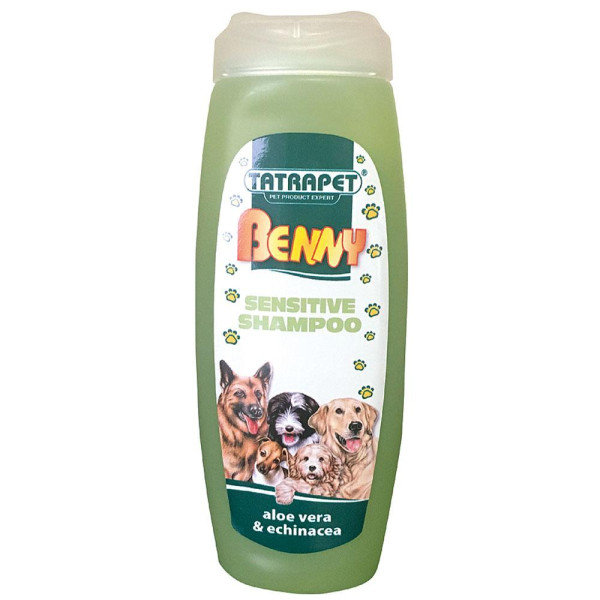 Шампунь TETRAPET Benny для собак з чутливою шкірою, алое вера та ехінацея, 200 мл