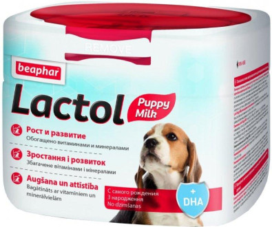 Молоко сухое Бефар Lactol Puppy Milk Beaphar молочная смесь для вскармливания щенков, 250 гр