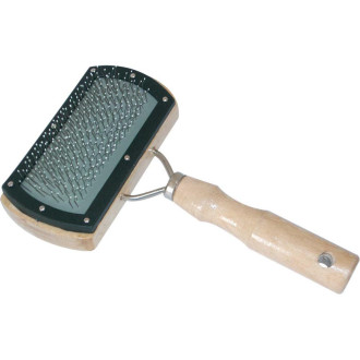 Пуходерка CROCI дерев'яна без напилення, 10,5х18 см