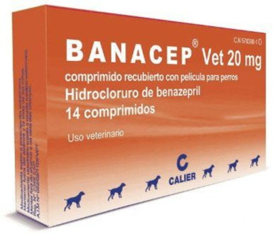 Банацеп Вет 20 мг Calier Banacep Vet 20 mg при серцевій застійній недостатності у собак, вагою більше 20 кг, 14 таблеток