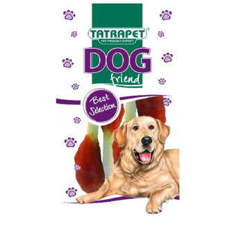 Ласощі для собак TETRAPET Dog, кальцієві кісточки з куркою та качкою 40 г