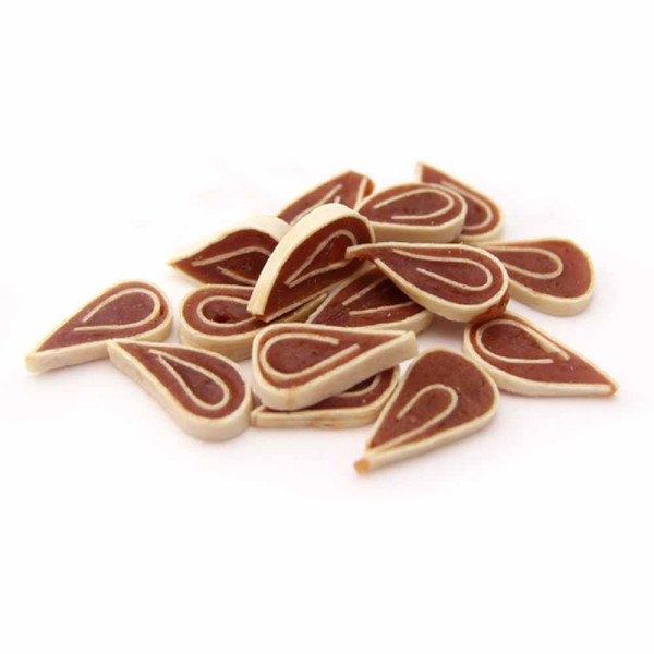 Ласощі "Селянські Смаколики" для собак,суши-роли з подвійною качкою та тріскою, 3-3,5 см, 500г