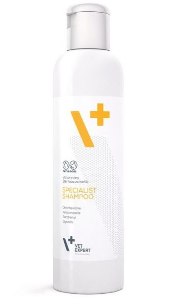 Шампунь VetExpert Specialist shampo антибактеріальний протигрибковий, 250 мл (40634)