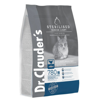 Dr.Clauder's High Premium Sterilised Senior Light сухий корм для стерилізованих кішок старше 8 років, 400 гр