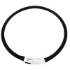 Нашийник TETRAPET для собак, світиться, LED, USB, силікон, чорний, Expert, 1*70см
