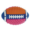 Іграшка для собак CROCI, серія SPIKY, М'яч регбійний кольоровий, високоміцна гума, 15 см