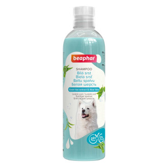 Шампунь Beaphar Shampoo for Dogs Green Tea & Aloe Vera із зеленим чаєм та алое вера для собак із білосніжною шерстю, 250 мл (19983)