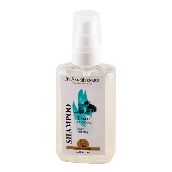 Шампунь Iv San Bernard Traditional Line Talc Shampoo з тальком для кошенят та цуценят, не дратує очі, 100 мл
