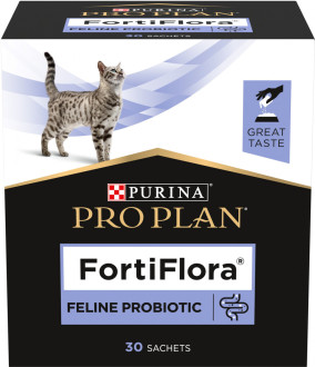 Фортіфлора Fortiflora probiotic Feline Pro Plan пробіотик для кішок і кошенят, 30 пакетиків по 1 гр.