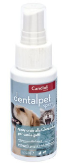 Кандіолі Дентал Пет Спрей Candioli Dental Pet Spray по догляду за ротовою порожниною собак і кішок, 50 мл
