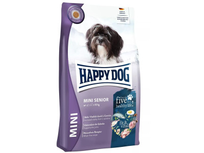 Happy Dog Fit & Vitual Mini Senior сухий корм для літніх собак дрібних порід вагою до 10 кг, 4 кг (61209)