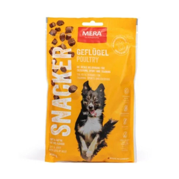 MERA snaсker Geflügel м'які снеки для собак із птицею, 200 гр