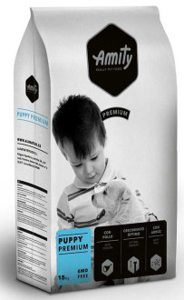 Аміті Amity Puppy Premium повнораціонний сухий корм для цуценят усіх порід до 12 місяців, 15 кг (518 PUP 15 KG)