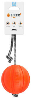 Лайкер Корд Collar Liker Cord мяч-игрушка на кордовом шнурке для собак, диаметр мяча 9 см, длина шнура 30 см