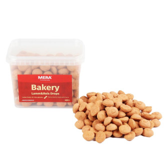 MERA Lamm&Reis Drops бісквітні краплі з ягням та рисом для собак (1,8см), 400 г