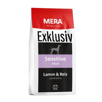Мера Mera Exklusiv Sensitiv Lamm & Reis сухий корм з ягням для собак із чутливим травленням, 15 кг (072655)