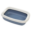 Туалет-лоток Бета Максі пластиковий з рамкою 49*39*13 см Beta Maxi Dark Blue для котів, колір темно-синій (BETA MAXI DARK BLUE)