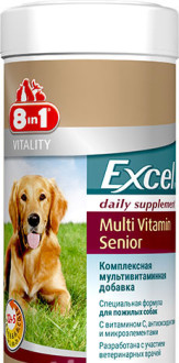 Вітаміни 8в1 70 таб Excel multivitamin senior з мікроелементами і антиоксидантами для літніх собак, 70 таблеток