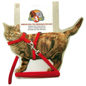 Набір CROCI для кота NYLON GATTO, нейлон, 19-31х0,8см / 120х0,8см