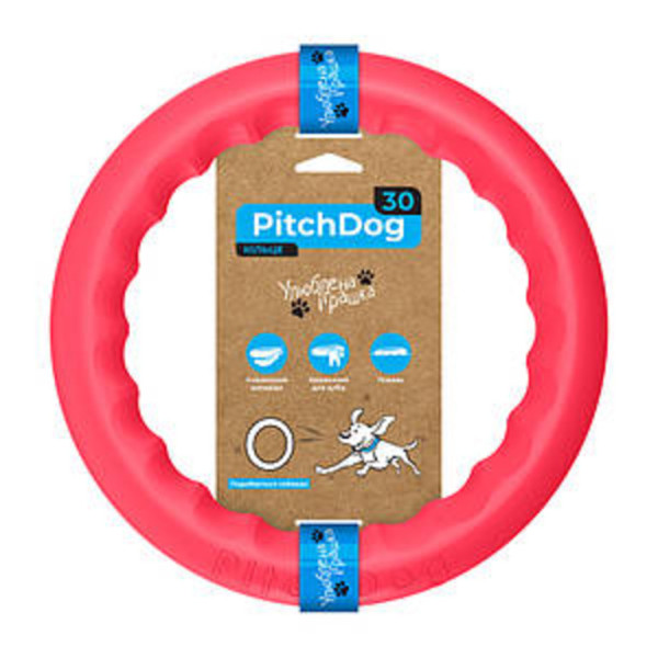 Пітч Дог Collar PitchDog30 ігрове кільце для апортування собак, діаметр 28 см, колір рожевий