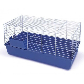 Клітка для кроля MPS BALDO 100, хром 100x53x46см синій піддон