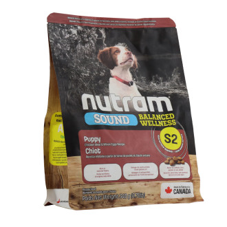 Нутрам Nutram S2 Sound Balanced Wellness Puppy сухий корм холістик c куркою і яйцями для цуценят, 340 гр (S2_(340g)