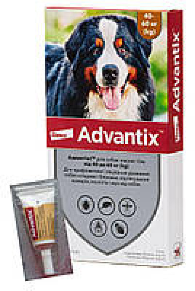 Адвантикс для собак 40 - 60 кг Advantix капли от блох и клещей, 1 пипетка