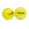 Іграшка для собак CAMON м'яч тенісний з пищалкою, жовтий, 7,5 см