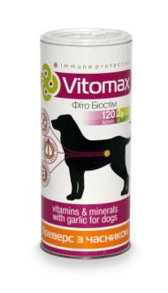 Вітомакс Бреверс з пивними дріжджами і часником Vitomax вітаміни для собак, 120 таблеток