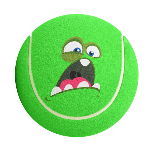 Іграшка для собак CROCI М'яч тенісний емоція "Блеф", 6,5 см