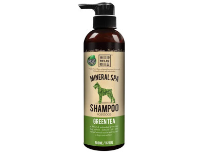 Шампунь Reliq Mineral Spa Green Tea Shampoo із зеленим чаєм для догляду за шерстю, шкірою собак і котів, 500 мл (S500-GTA)