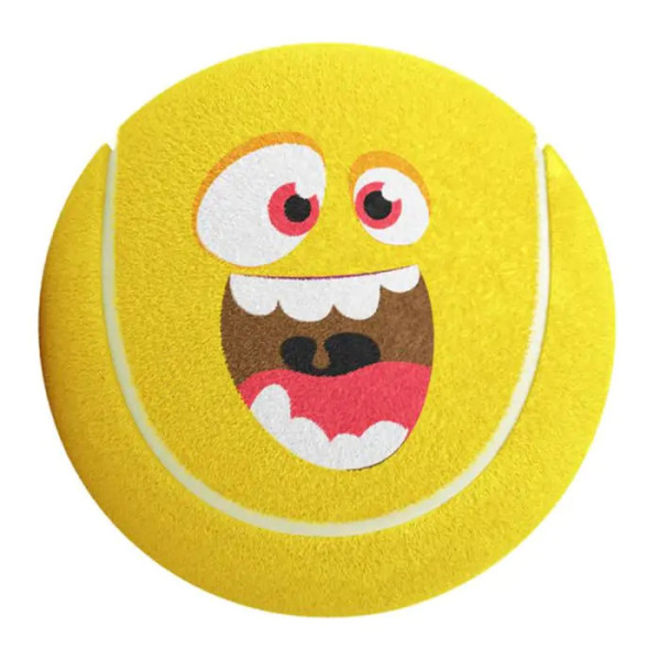 Іграшка для собак CROCI М'яч тенісний емоція "Радість", 6,5 см