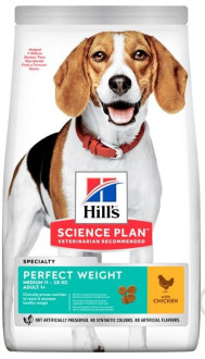 Хілс Hill's SP Canine Adult Medium Breed Perfect Weight корм з куркою для дорослих собак 11-25 кг, 2 кг (604296)