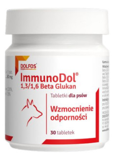 Імунодол immunodol Dolfos антиоксидант імуностимулятор для собак, 30 таблеток