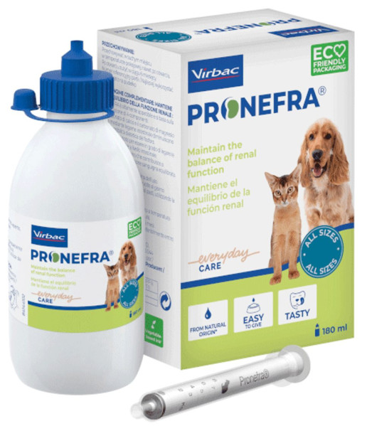 Пронефра 180 мл Рronefra пероральна суспензія при хронічних хворобах нирок у кішок і собак