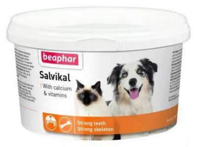 Салвікал Бефар Salvikal Beaphar вітамінно-мінеральна добавка для зубів, кісток кішок та собак, 250 гр