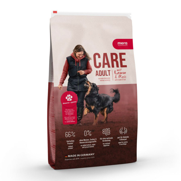 Мера Mera Care Adult Lamb &amp; Rice сухий корм з ягням і рисом для дорослих собак, 10 кг (061845)